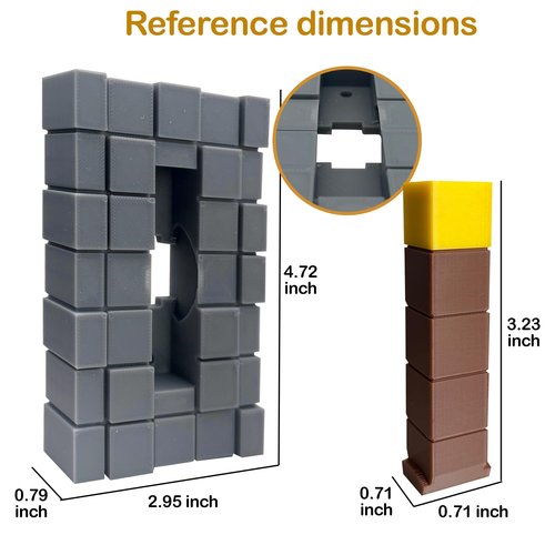 Game Room Light Switch Cover, 1 Toggles Blocks Light Switch Cover, My World Room Decor, 1 Gangs Standard Size for Fans Kids Bedroom Decoration, Yellow stick level