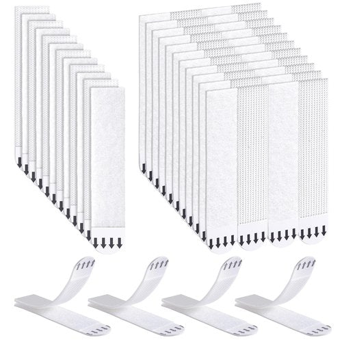 Picture Hanging Strips Heavy Duty, 32-Pairs(64 Pack) Large Adhesive Hook and Loop Mounting Tapes Damage Free No Nails Picture Hangers for Frame Hanging Poster Strips Christmas Decorations
