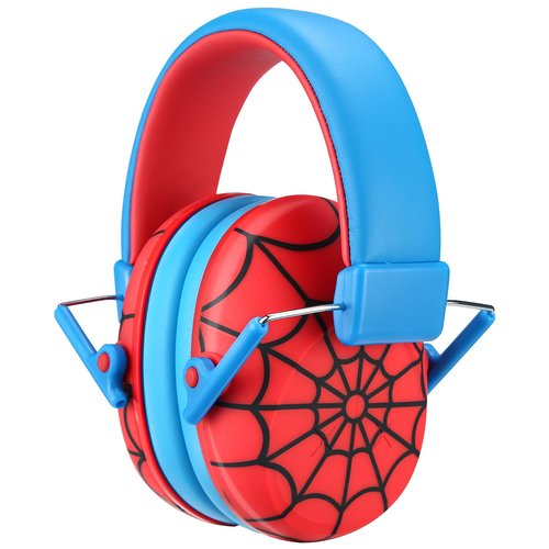 ProCase Kids Noise Cancelling Headphones, Kids Ear Protection Monster Jam Truck, Fireworks Hearing Protection Noise Reduction, Noise Canceling Earmuffs for Sensory Autism Toddler Children -Red