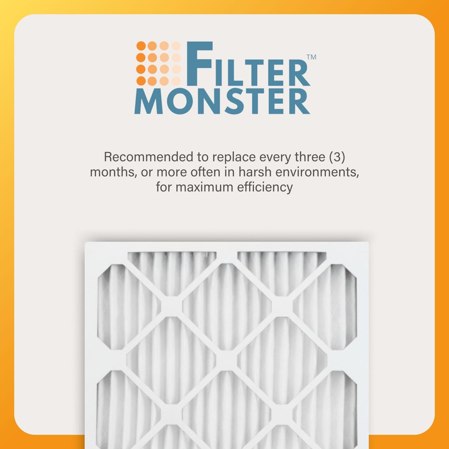 Filter-Monster 16x25x1 MERV 8 Pleated HVAC Air Conditioner Furnace Replacement Air Filter, 12-Pack (Actual Filter Dimensions 15.5 x 24.5 x .75 inches)