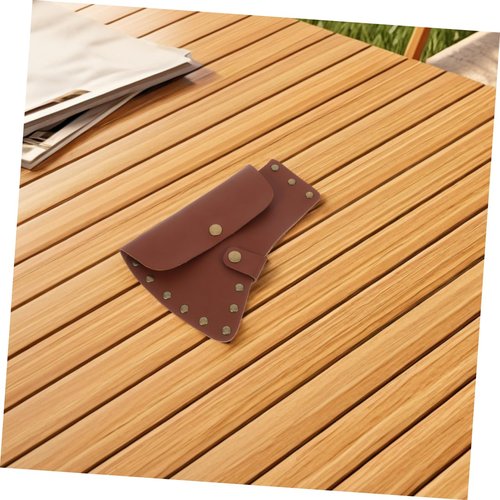 CAXUSD Portable PU Axe Protector Sleeve for Outdoor Camping Hand Axe Cover with Safety Guard for Hiking and Woodworking