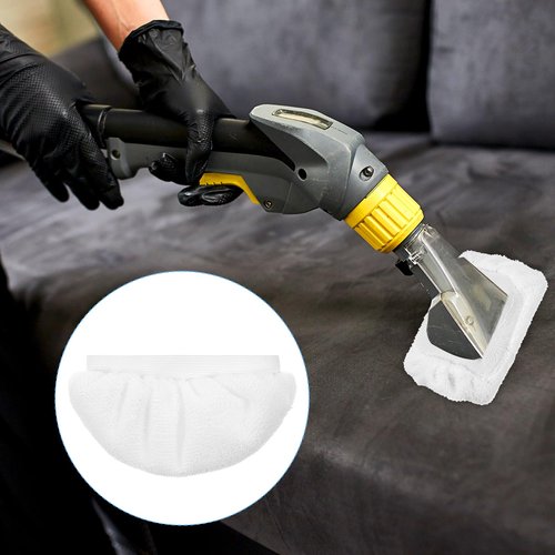 Tweruna 4 Pack Handheld Steam Cleaner Accessories, Washable Microfiber Cloths for Streamer, Steam Cleaner Attachments Compatible with Most Hand Held Steam