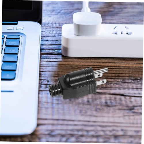 DOITOOL 3Pcs Standard Power Cord Plug Replacement US Electrical Plug for Easy Installation Compatible with Home Appliances Extension Cords