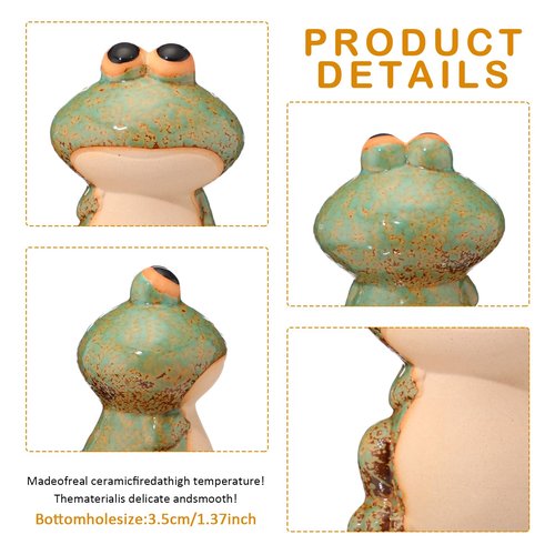 Leinuosen 2 Pcs Frog Toilet Bolt Caps Ceramic Bowl Bolt Covers Decorative Cute Red and Green Toilet Screw Knob Cover Caps Functional Bathroom Accessories Set for Bathroom Decor Easy to Install