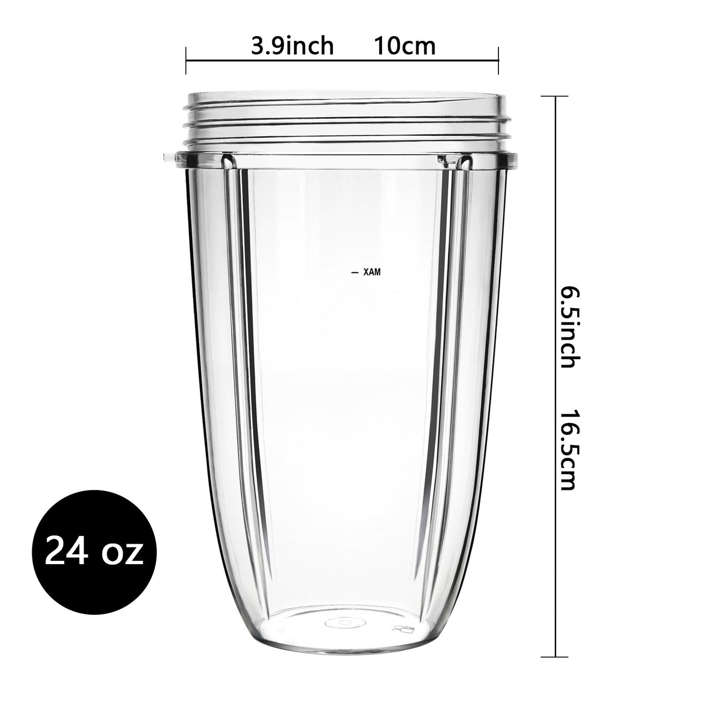 Replacement Cups for Nutribullet Replacement Parts 24oz Blender Cups Compatible with NutriBullet 600w and 900w Blender