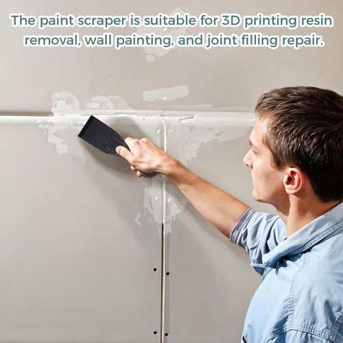 6pcs Plastic Putty Spreader Construction Tool Car Film Patch Filling Scraper Wallpaper Scraper Gypsum Scraper Putty Scraper, Used for Splash Repair Flexible Putty Knife