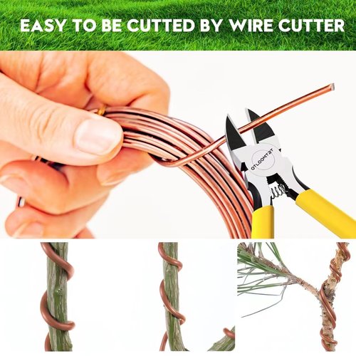 Riboud Bonsai Training Wire, Aluminum Bonsai Wire for Crafts 5-Size Starter Set - 1.0mm, 1.5mm, 2.0mm, 2.5mm, 3.0mm (161 feet Total, Brown)