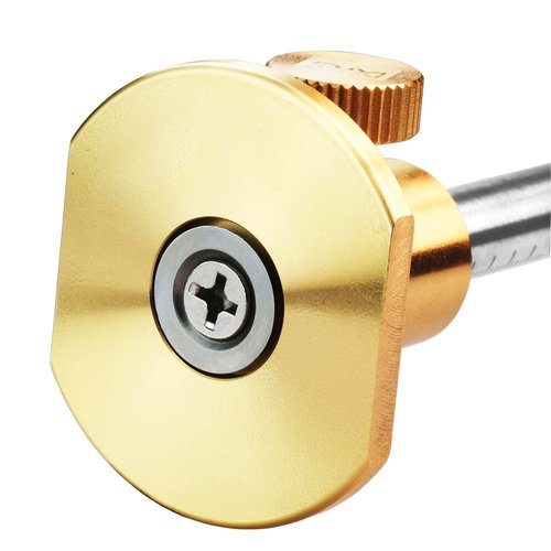 Wheel Marking Gauge Kit with 2 Extra Cutter Wheels and Screws, Small Anti Roll Brass Head, Metric Micro Adjuster Ruler, Woodworking Tools Scriber for Woodworking