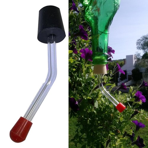 Niaviben Floral Tip Hummingbird Feeder Tubes for DIY Hummingbird Feeders 1" Long Stopper | Hummingbird Feeder Outdoor (Clear, One Size)