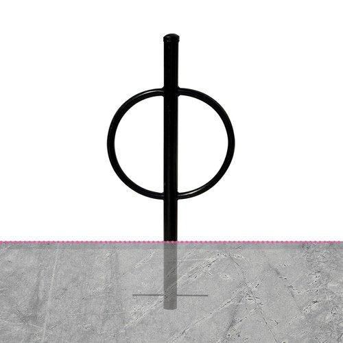 Sandbaggy Post and Ring Bike Rack - Commercial Outdoor Bike Parking Racks (In-Ground, 2)