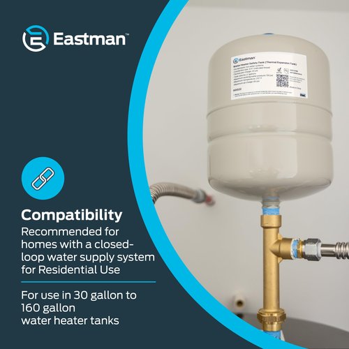 Eastman 60022 60022/DET-5 2 Gallon Expansion Tank, White