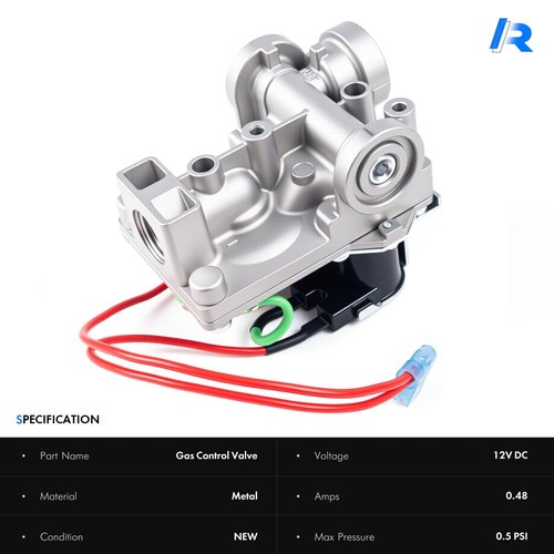 93844 RV Water Heater Gas Control Valve Compatible with Dometic Atwood 6 and 10 Gallon Water Heater GC10A-4E G6A-8E G6A-6E G6A-4E G10-3E GC6AA-10E | Solenoid Gas Valve Replaces# 93870, 93321, 92078