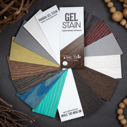 Dixie Belle No Pain Gel Stain - American Honey - Oil-Based Stain DIY Wood Stain for Projects - Deep Coverage, Wood Grain Enhancer