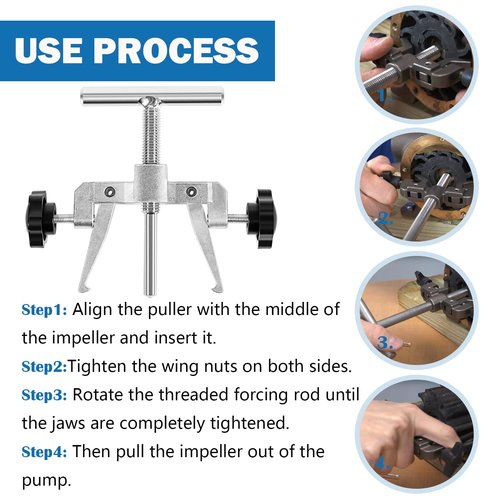 660040-1 Stainless Impeller Puller for impellers 2-1/4" to 2-9/16"
