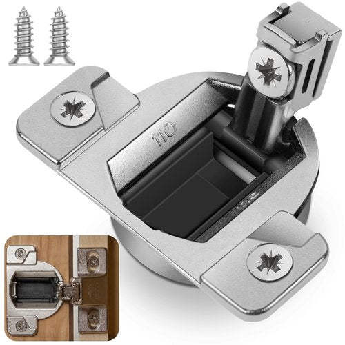 16 PCS Replacement for 30.310-11.02 Blum Cabinet Hinges, 110 Degree Screw On Self Closing, 33.3600 Compact 31 & 33 Hinge(Mounting Plate Not Included) Include Wood Screws Lifetime Replacement