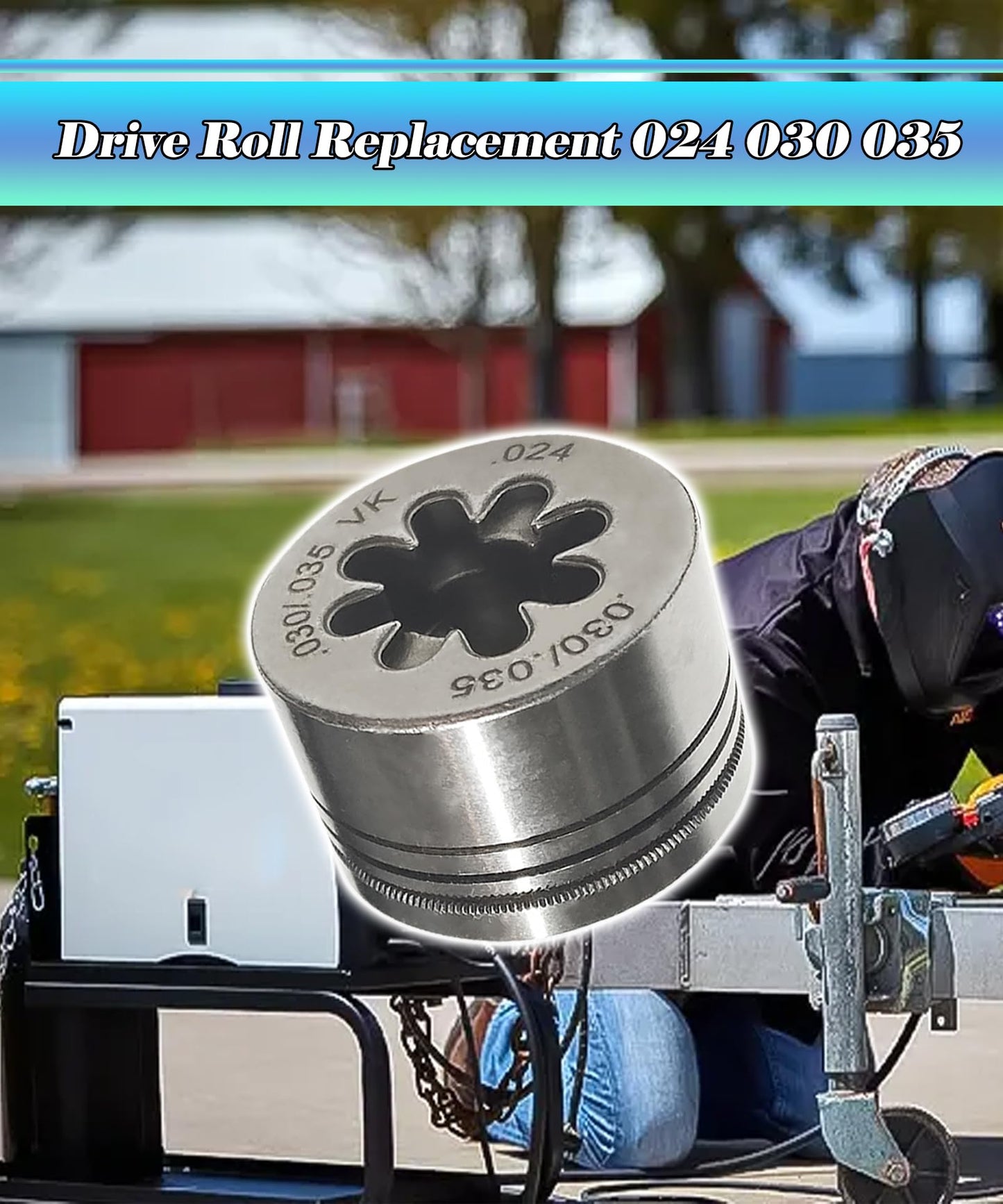 Drive Roll Replacement 024 030 035 Fits For Hobart Handler 135/140/150/170/175/180/190/210,Replace 261157