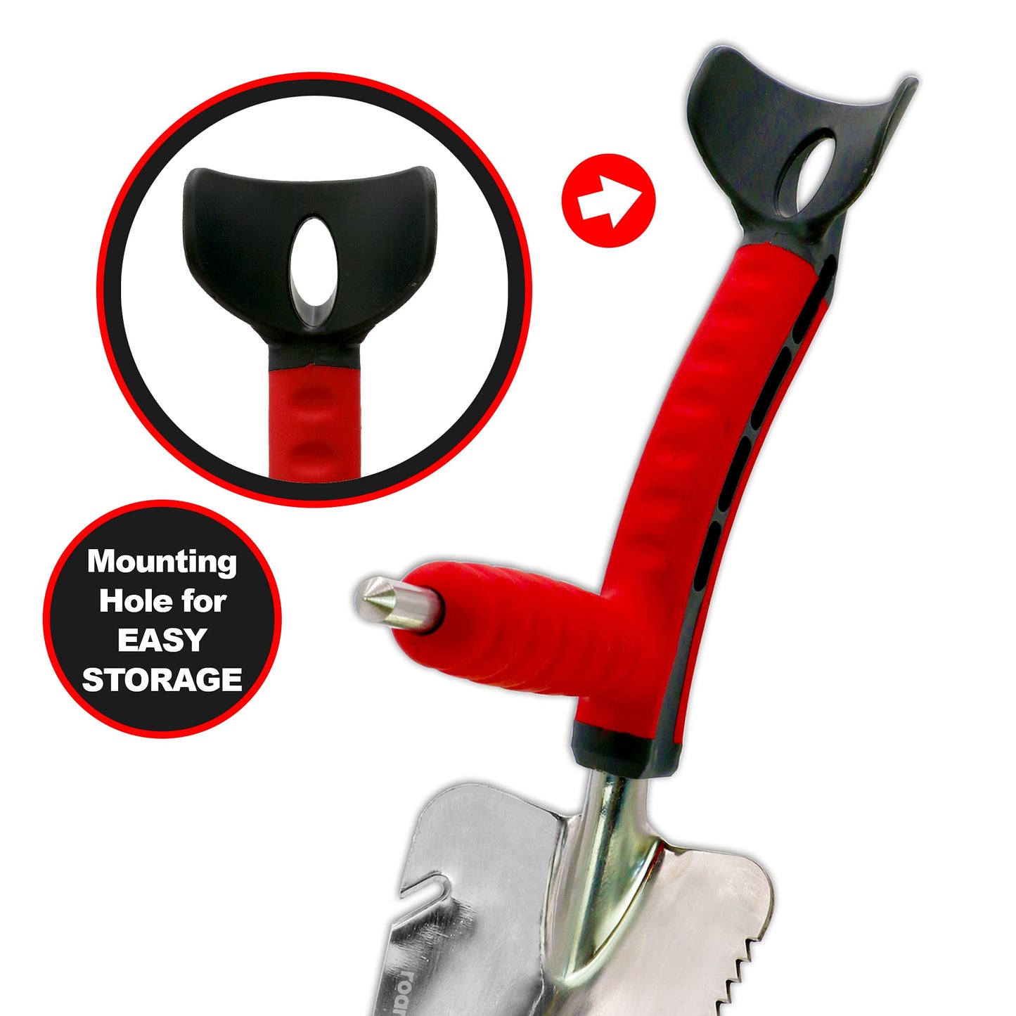 Roamwild Multi-Digger Dual Grip Garden Hand Trowel (Garden Hand Trowel)