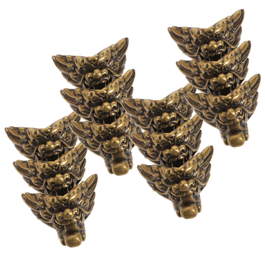 COHEALI 12pcs Box Vintage Wooden Box Corner Protectors Edge Guards Durable and Smooth Finish for Long Term Use