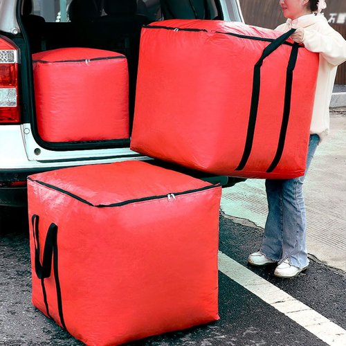 IWEIK Extra Large Heavy Duty Storage Bag (Black, 280L)