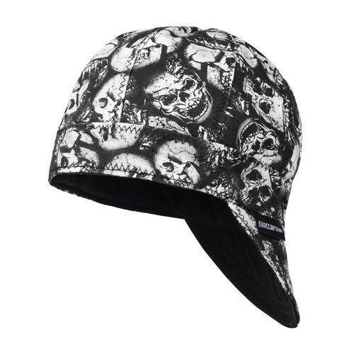 ARCCAPTAIN Reversible Welding Caps, 8 Panel Protective Welding Cap, 10 oz Fireproof Cotton Comforts for Safety and Protection While Welding to Men Women, 7 1/4