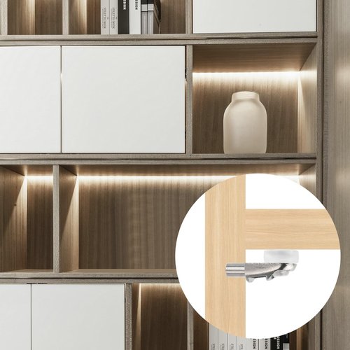Semetall Shelf Support Pegs 5MM,Shelf Pins for Wood Shelving,Mirror Clips Metal Shelf Clips with Suction Cup,20Pcs