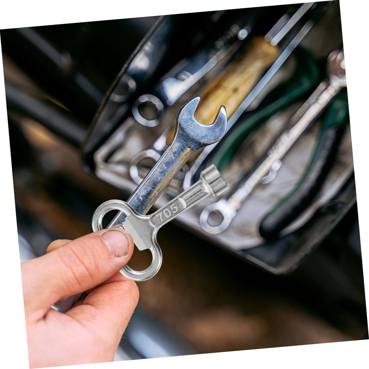 NUOBESTY 4Pcs Multi Purpose Faucet Wrench Tool Compact Metal Key for Water Valve Spigot and Bathroom Repairs Utility for and Installations