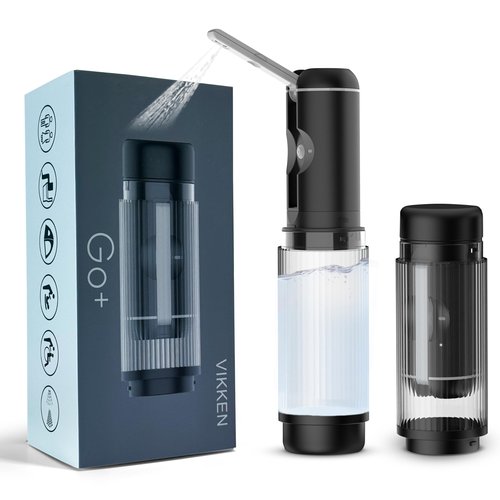 VIKKEN® 300ml Go+ max Portable Travel Bidet USB-Type C Electric Rechargeable Mobile Handheld Water Sprayer Personal Hygiene Self Care for Women & Men
