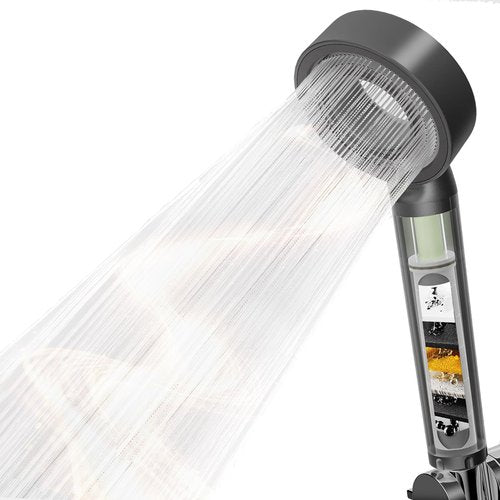 Handheld Shower Head with Filter - High Pressure Vitamin C Chlorine Removal, CEC DOE Certified, Refreshing Scent Cartridge & ABS Anti-Rust, Skin Friendly Easy Install