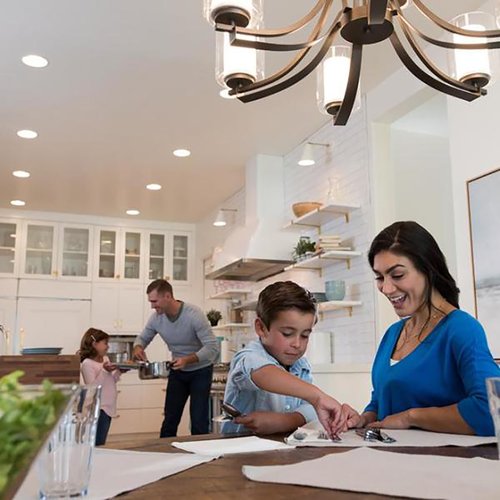 Lutron Skylark LED+ Dimmer Switch for Dimmable LED, Halogen and Incandescent Bulbs | 150W/Single-Pole or 3-Way | SCL-153P-WH | White