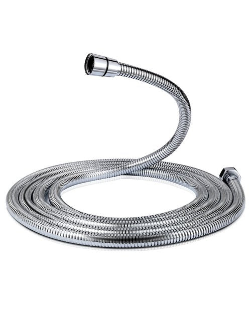 Gallop Domain Extra Long Shower Head Hose | 118 Inch - Stainless Steel Encrypted Explosion-Proof Handheld Flexible Hose Replacement, with Brass Insert And Nut Chrome