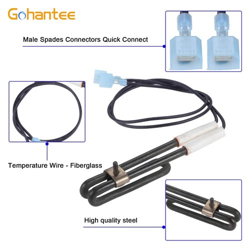 gohantee Pellet Stove Loop Igniter, SRV7000-647 Ignitor Compatible with Quadrafire Pellet Stoves Mt Vernon AE, Mt Vernon AE Insert