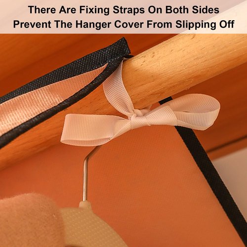 Non-Woven Fabric Clothing Rack Covers, Waterproof Clothing Rack Cover with Zippers and Transparent Window, Clothes Bags for Storage Hanging for Clothes Drying Rod(150x120cm/59x47in)