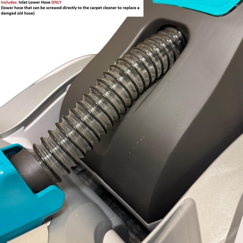 Inlet Lower Hose Compatible with Hoover SmartWash, SmartWash Gen 2, SmartWash PET. Carpet Cleaners FH52000 FH52000G FH52002 FH52002G FH53000