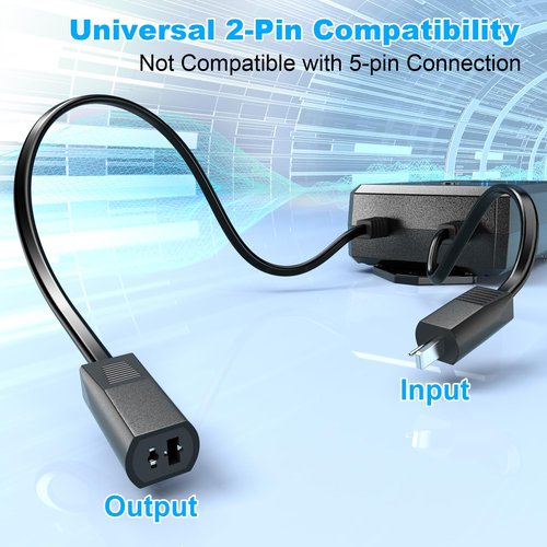 Battery Pack for Reclining Furniture,2500mAh Recliner Battery Packs Rechargeable 2 Pin, Universal Wireless Batteries for Reclining Furniture with Charger for Electric Recliner,Sofa,Couch,Lift Chair