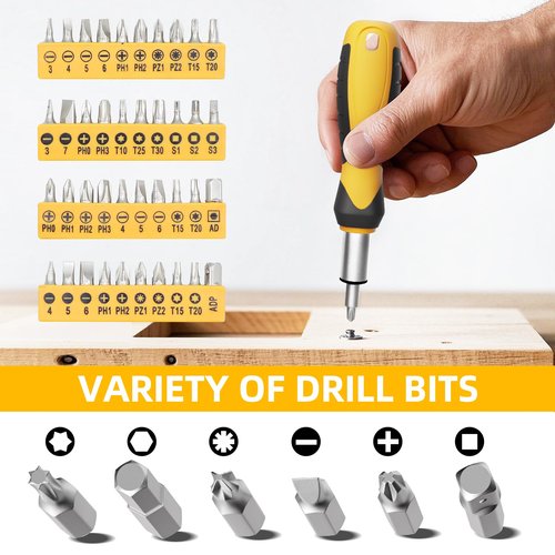 CRESOLVIA Home Tool Kit 199 Piece Basic Household Auto Repair Tool Set Car Toolbox General Hand Tool Kit for Home Men Women DIY with Plastic Toolbox Storage Case Pliers Wrench Combination