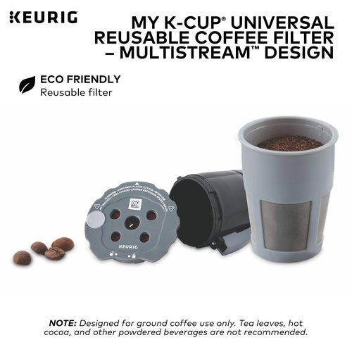 Keurig My K-Cup Universal Reusable Filter MultiStream Technology - Gray (Packaging May Vary)