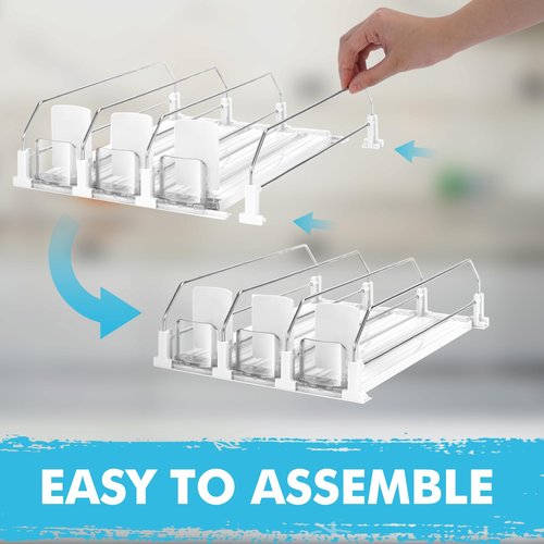 Automatic Soda Can Organizer for Refrigerator Can Dispenser for Beer Soda Seltzer Drink Pop Can Holder Self-Pushing Drink Organizer for Fridge Storage 12 cans of 11.15oz 12oz 16oz 16.9oz