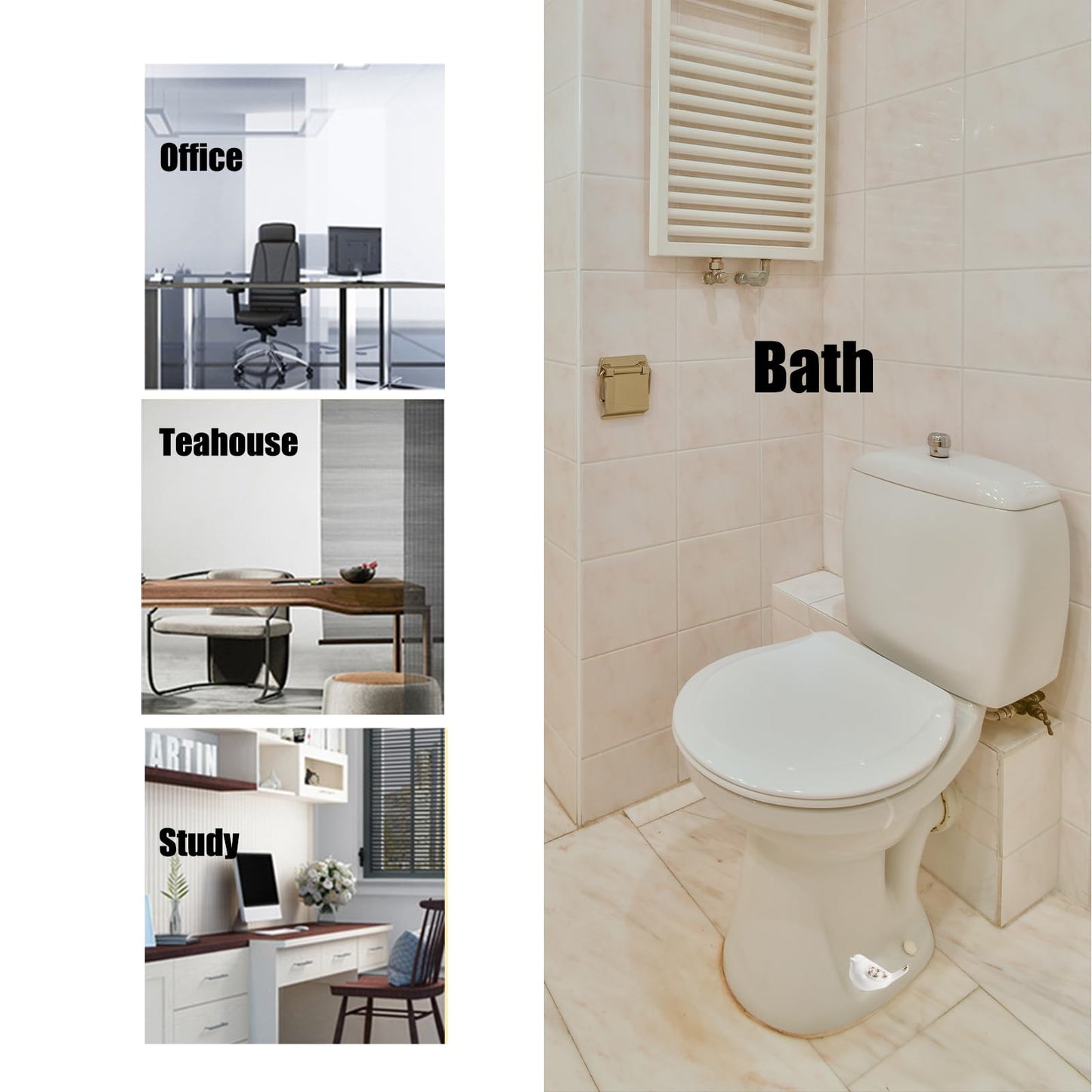 2 Pcs Ceramic Bird Toilet Floor Bolt Caps, Cute Animal Toilet Bolt Covers Decorative for Bottom, Decorative Bathroom Easy Installation（Bird-White01