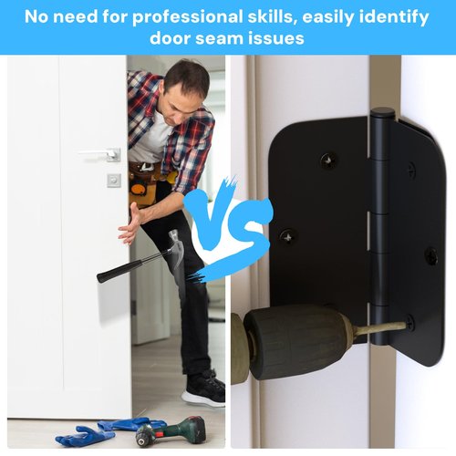 Door Hinge Shims, Filling Gaps in Interior Doors Adjusting The Spacing to Align Them, Used to Solve Problems Such As Door Air Leakage, Can Be Trimmed,3.5 Inch (10, 3.5 Inch Hinge Shims)