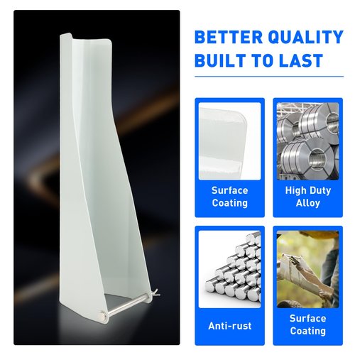 MMAC-0133 18 inch Chute Extension for MMXR-3221 Cement Mixer, Compatible with Mud Mixer Concrete Mixers, 15, 25, and 35 Degree Angle Options, Perfect Upgrade Part for Concrete Projects