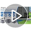 Ansgery 1/2 Inch Liquid Tight Electrical Conduit Kit 25ft with Fittings