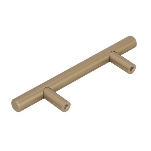 Amerock Bar Pulls 3 in (76 mm) Center-to-Center Golden Champagne Cabinet Pull - 10 Pack