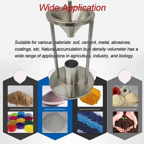 INTBUYING Bulk Density Tester with 100ml Measuring Cup Natural Accumulation Bulk Density Volumeter with Funnel Outlet Diameter 0.5In