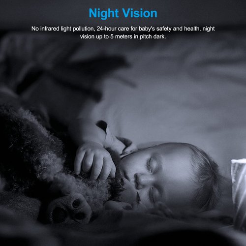 Wansview Security Camera Indoor, 360 Degree WiFi Home Security Cameras for Pet/Dog/Nanny, 2 Way Audio Night Vision, Works with Alexa, with TF Card Slot and Cloud, 2.4Ghz, Q5 (Black, 3MP)