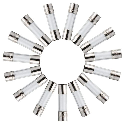 BOJACK 5x20mm 3 A 3 amp 250 V 0.196x0.787 Inch F3AL250V Fast Blow Glass Fuses(Pack of 20 Pcs)