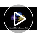Funmit 12-Pack Humidifier Cleaner Fish, Blue — Removes Mineral Build-Up