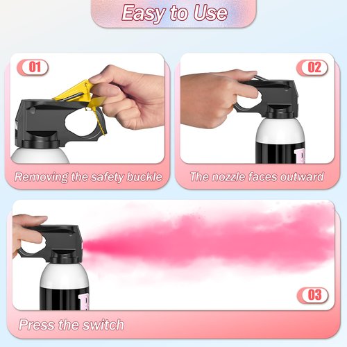 POPUPARTY Gender Reveal Fire Extinguisher Color Blasters, 1 Pink Blaster, 1 Blue Blaster