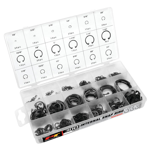 Performance Tool W5254 18-Piece Internal Retaining Ring Assortment Kit - Essential Set for Automotive and Industrial Applications