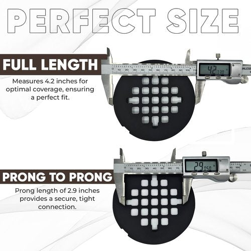 4 1/4" Snap-in Shower Drain Grate - Oil Rubbed Bronze - Replacement Cover - Handyman Designed & Tested in America - Will Never Bend or Break - 4-1/4" Inch