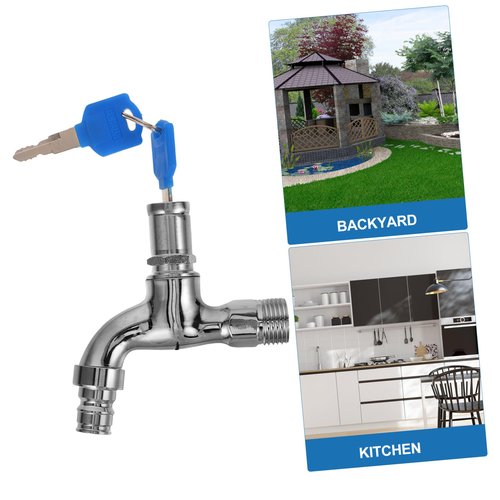 Cabilock Alloy Material Faucet Lockable Design for Outdoor Use Anti-Theft Water Faucet Lock Key